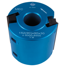 LEMAN - Porte-outils à Moulurer Ht. 90mm - Al. 30mm Ou 50mm (Diamètre 90mm Ou 120mm)