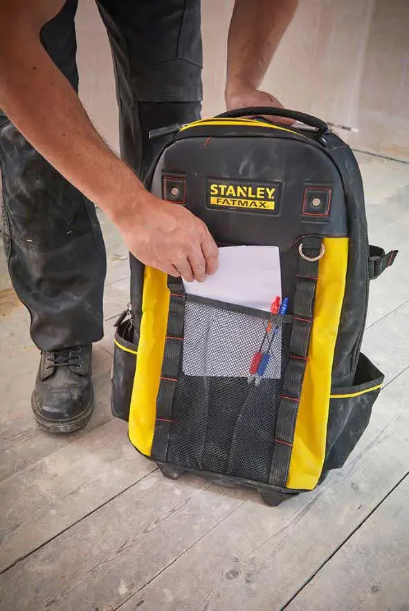 STANLEY - Sac à Dos Porte-Outils Avec Roulettes Et Poignée Télescopique – Image 13