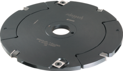 Scheppach Fraise à Feuillurer Extensible à Plaquettes Carbure Interchangeables