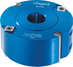 Scheppach Porte-outils à Feuillurer à Plaquettes Carbure Interchangeables