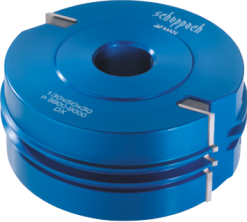 Scheppach Porte Outil Pour Fraisage Trapézoidal Avant Collage à Plaquettes Carbure Interchangeables