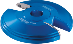 Scheppach Plate-bande à Plaquettes Carbure Interchangeables