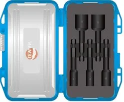 LEMAN - Coffret De 5 Douilles Impact 6 Pans 1/4" 65 Mm