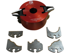 HOLZMANN - UNISET60 - Porte-outil Universel Pour Toupie Alésage 30 - Hauteur 60 + 6 Fers Et Contre-fers