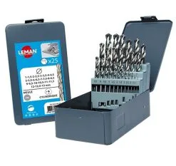 LEMAN - Coffret 25 Forets HSS Métal