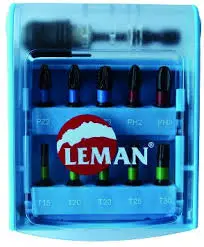 LEMAN - Coffret Embouts Impact - 11 Pièces
