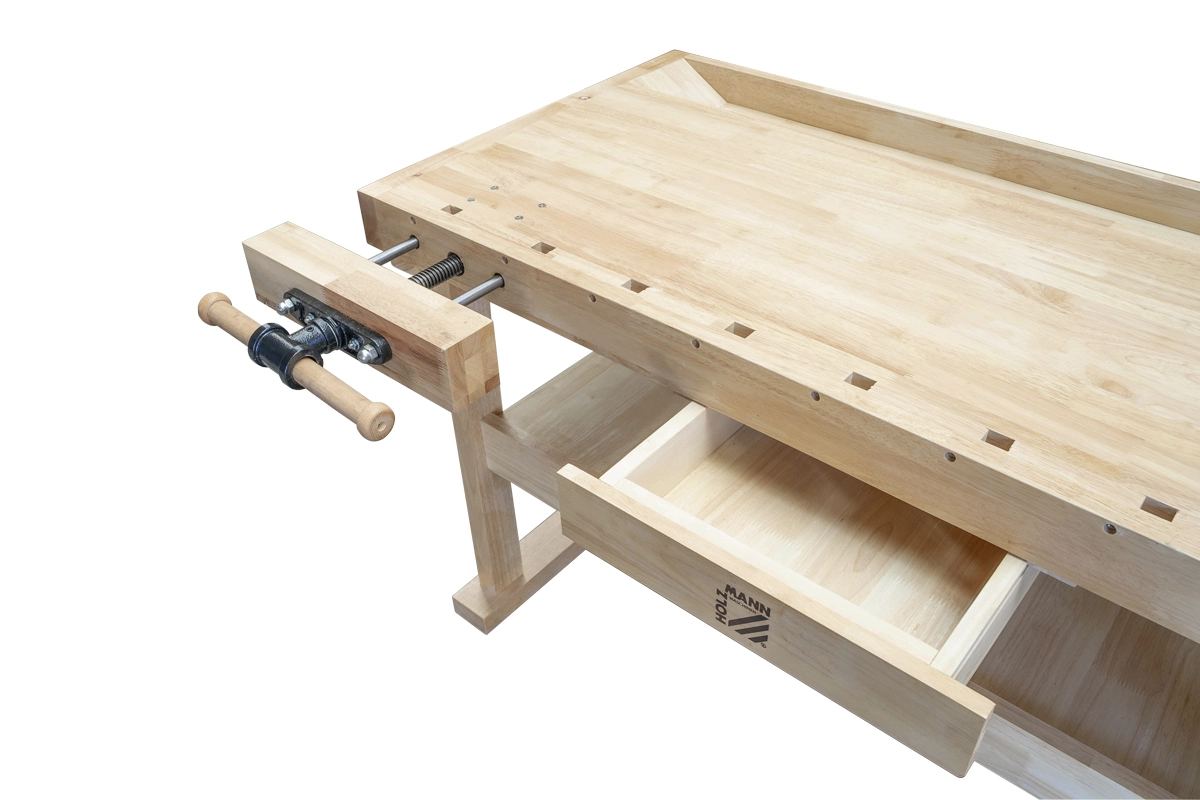 HOLZMANN - WB160L - Établi En Bois Massif De 1600 Mm De Longueur / Charge Max. 150 Kg – Image 2
