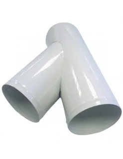 HOLZPROFI - Tuyau De Bifurcation Simple Ø Départ 120 Mm / Ø Sortie 100/80 Mm