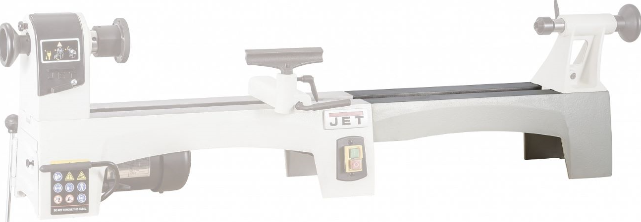 JET - Rallonge De Banc En Fonte 500 Mm Pour Tours Ă Bois Jet JWL1015 Et JWL1015VS â Image 3
