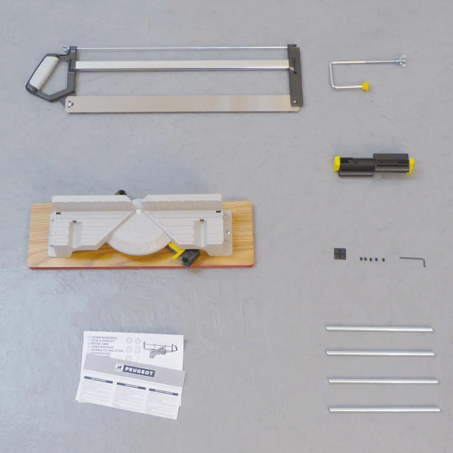 PEUGEOT -ENERGYSAW-550 Scie à Onglet Manuelle 3 Sec - 550mm Avec Embase Bois MDF Et Table ABS – Image 5
