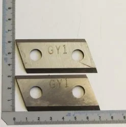 SCHEPPACH - Jeu De 2 Fers De Rechange Pour Broyeur Végétaux GS55
