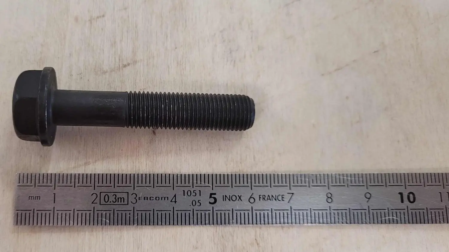 SCHEPPACH - Vis Hexagonale Pour Lame De Tondeuse 24G 3/16 7/32 SW16
