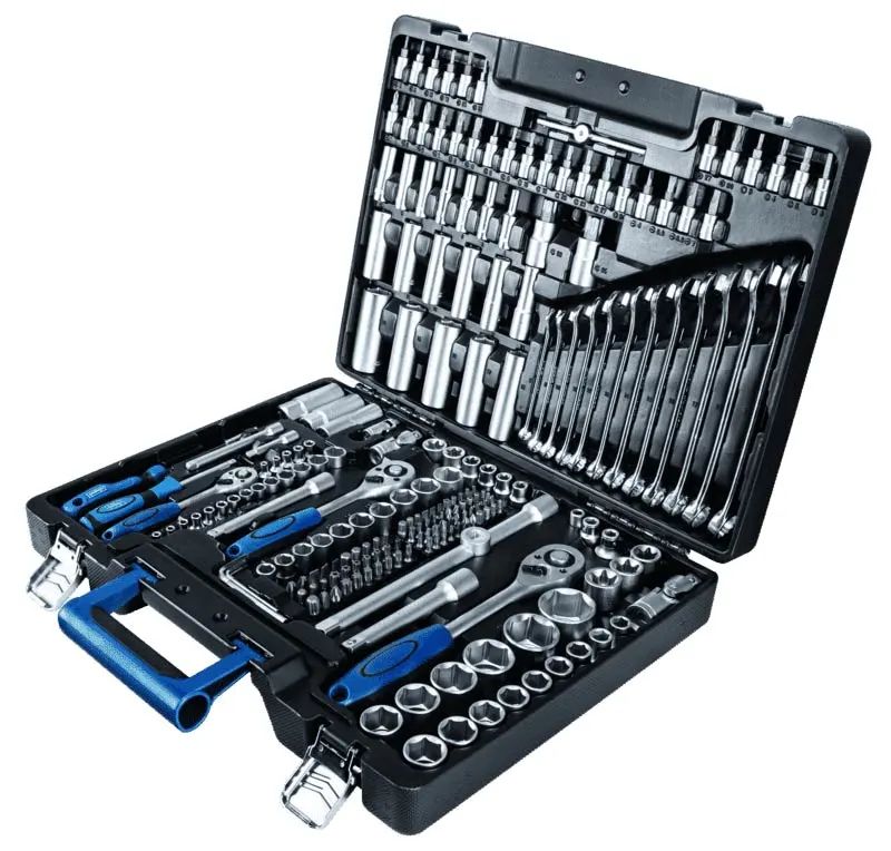 SCHEPPACH - TB217 - Valise Ă Outils - 217 Outils En Acier Chrome Vanadium