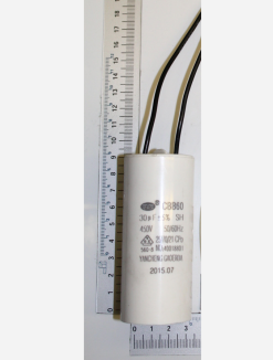 SCHEPPACH - Condensateur 30 µF / 450V Pour Scie à Bûches Scheppach, Woodster, Kity