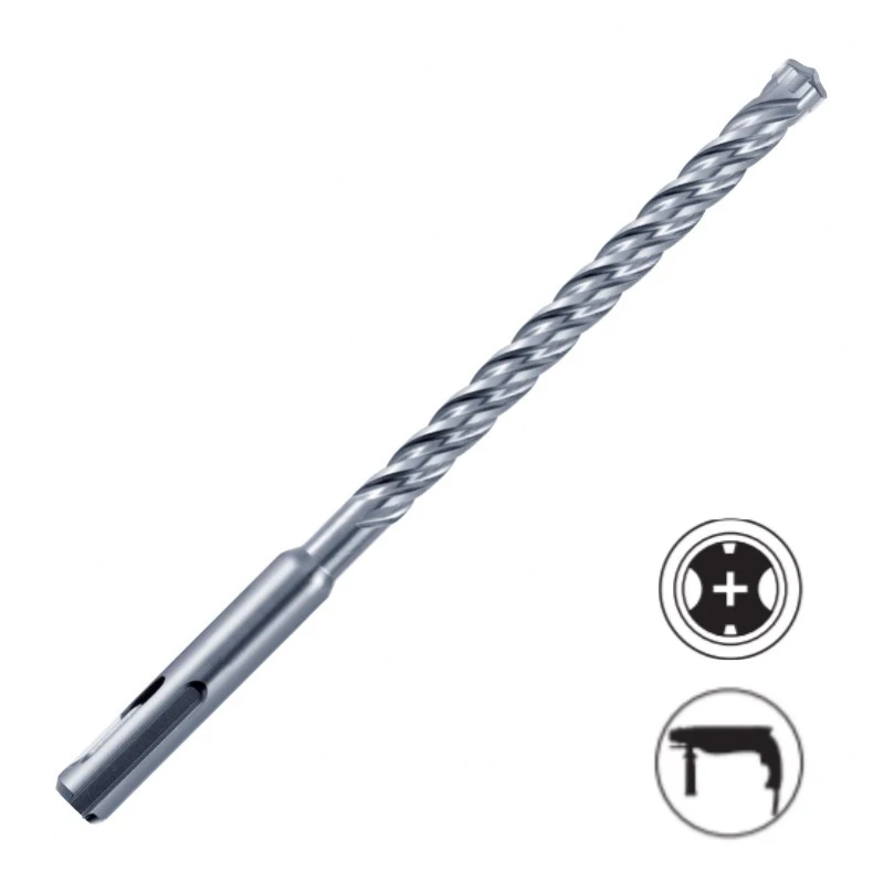 LEMAN Foret SDS+ - 4 Taillants - Béton Armé (différents Diamètres Disponibles)